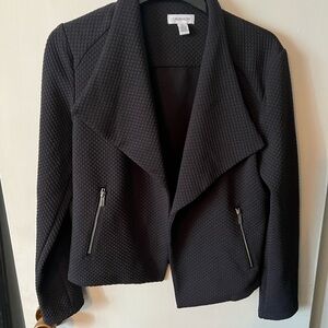 Calvin Klein Black Textured Blazer